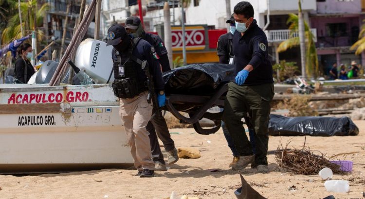 Sube a 45 la cifra de muertos por Huracán Otis