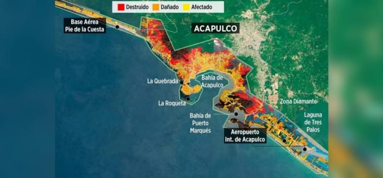 El 63 por ciento de sus construcciones quedaron inutilizadas en Acapulco