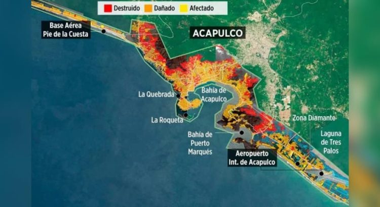 El 63 por ciento de sus construcciones quedaron inutilizadas en Acapulco