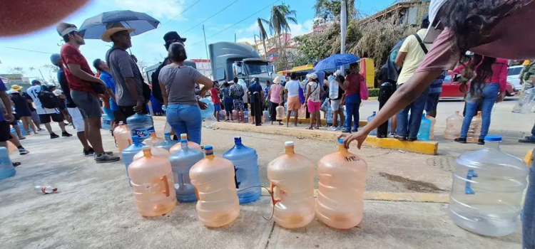 Plantas potabilizadoras para damnificados