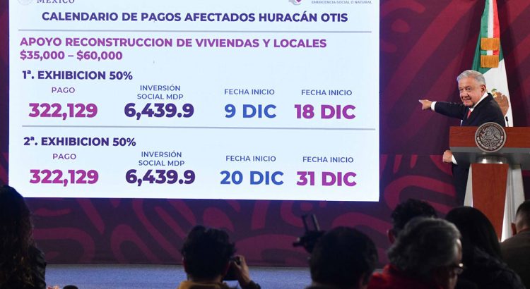 Inicia el pago a damnificados para reconstrucción de viviendas