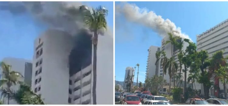 Se incendia Hotel Emporio en Acapulco
