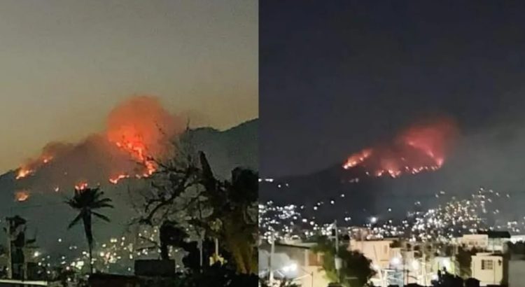 Incendio cobra fuerza en el Parque Nacional El Veladero