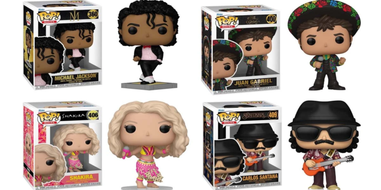 Juan Gabriel, Shakira, Michael Jackson y Carlos Santana tendrán su Funko Pop