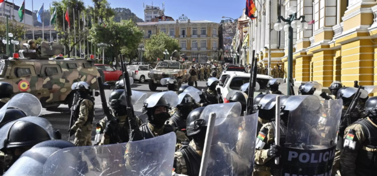 Intento de golpe de Estado en Bolivia genera horas de tensión política