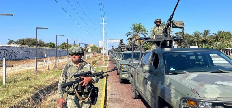 Arriban más de 200 elementos del Ejército a Acapulco