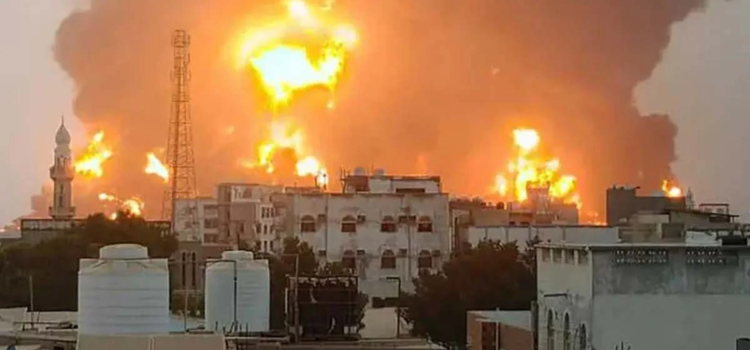 Hutíes acusan a Israel de bombardeos en Hodeida tras ataque en Tel Aviv