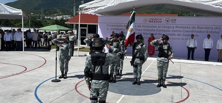 Rinde protesta nuevo Coordinador Estatal de la Guardia