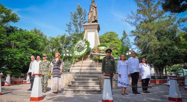 Conmemoran el 242 aniversario del natalicio de Vicente Guerrero