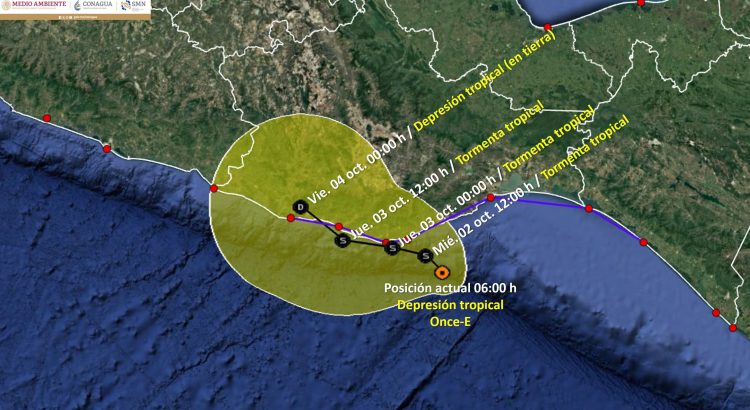 Se incrementan las lluvias en Costa Chica