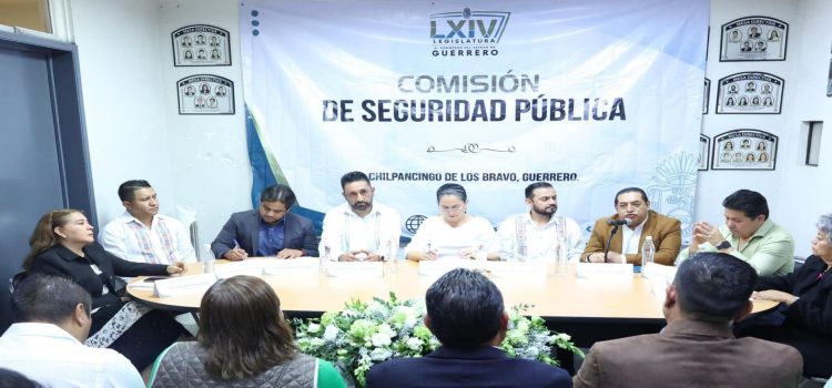 Instalan la Comisión de Seguridad Pública: Congreso del Estado