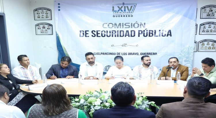 Instalan la Comisión de Seguridad Pública: Congreso del Estado