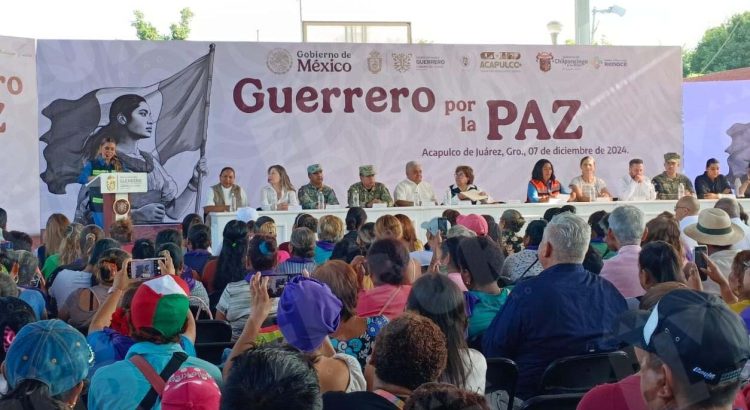 La estrategia “Guerrero por la Paz” atenderá inseguridad en diez colonias