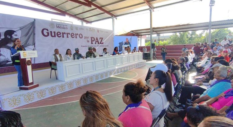 Presentan el programa “Guerrero por la Paz”