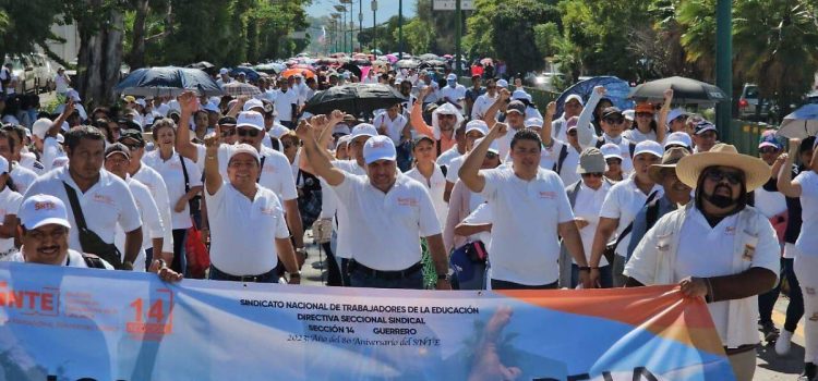 Habrá marcha de maestros del SNTE este lunes