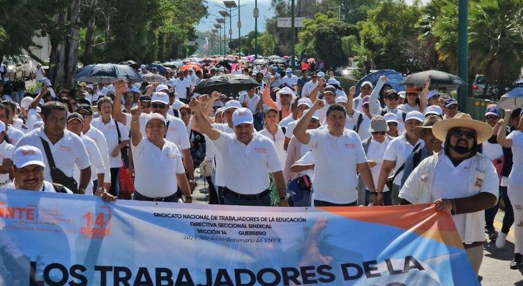 Habrá marcha de maestros del SNTE este lunes