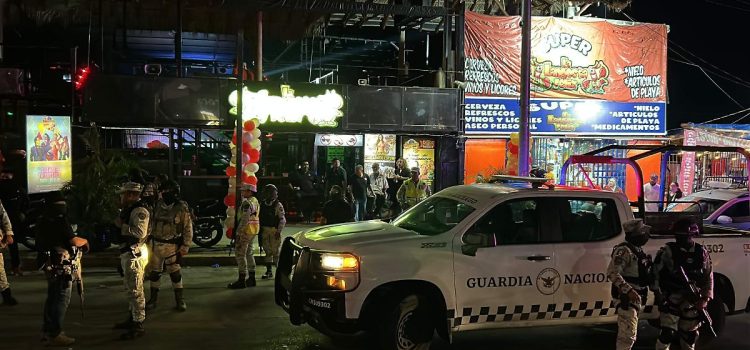 La balacera en el bar, fue provocada por una riña