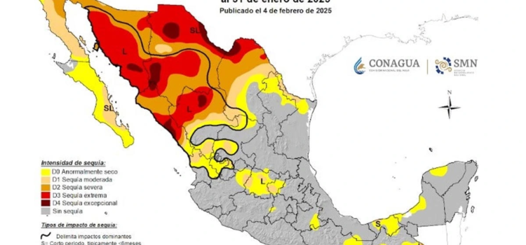 Sequía en México sigue avanzando