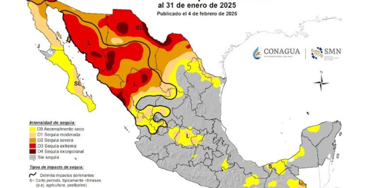 Sequía en México sigue avanzando