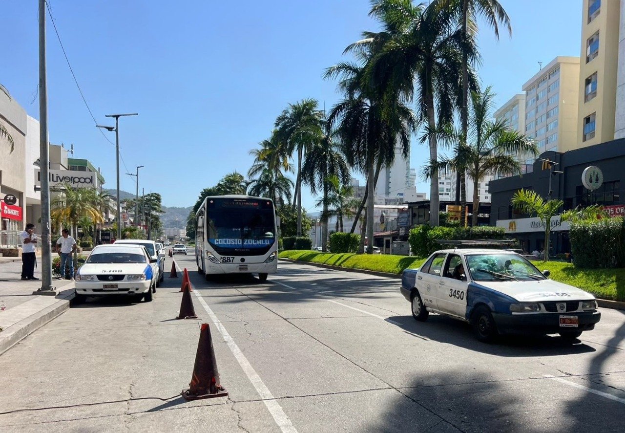 Registra Acapulco poca movilidad tras los hechos de violencia del fin de semana
